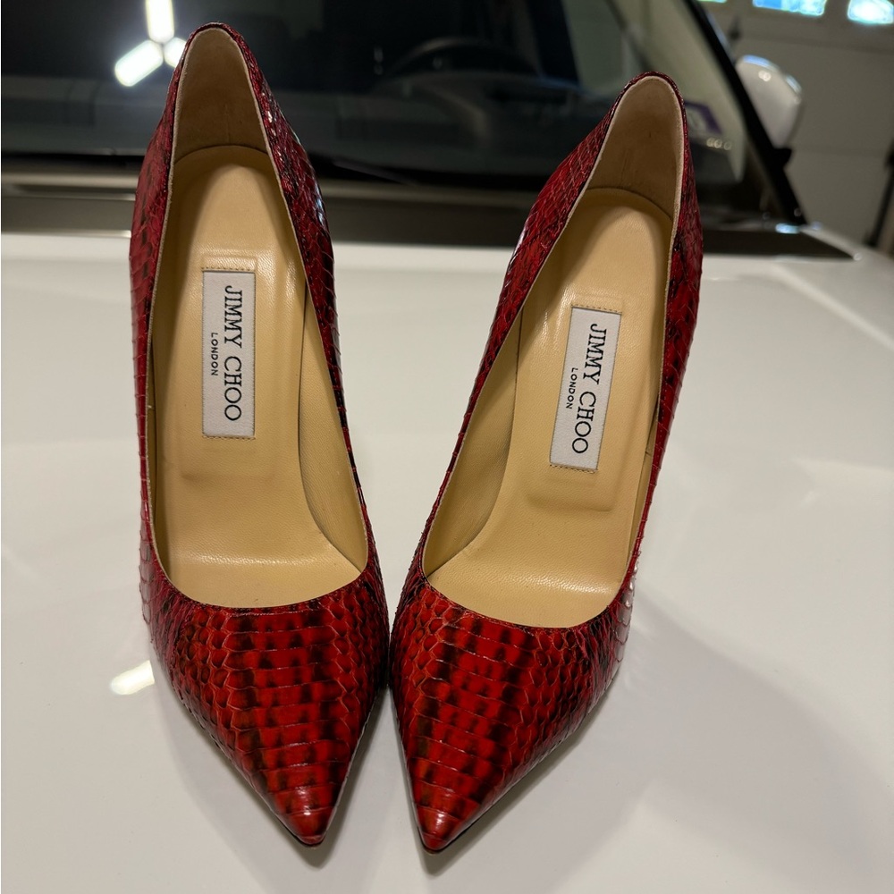 Authentic Jimmy Choo Leather Pumps